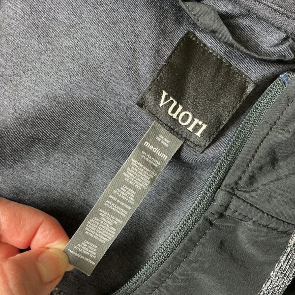 Vuori V215 Men's Black Ink Heather Sunday Element Athletic Jacket M - Picture 3 of 5